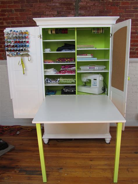 3 bids. . Diy craft cabinet with fold out table